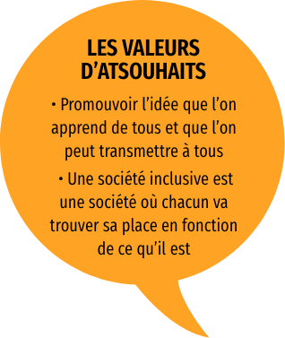 Bulle orange texte